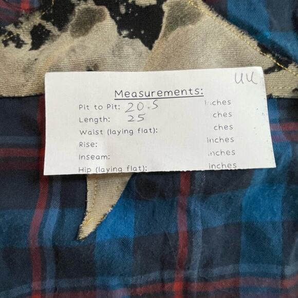 Madam Posy Upcycled Womens Flannel Shirt Medium - Picture 8 of 10